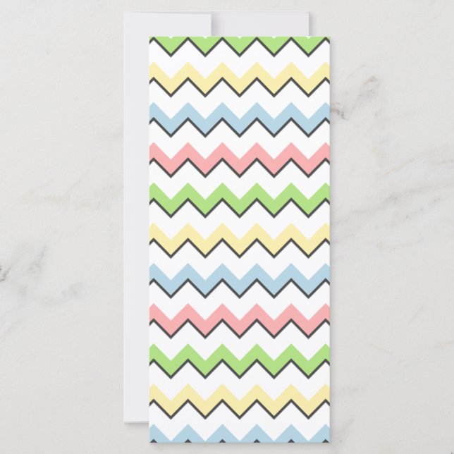 Pastel Chevron-Drop Shadow par Shirley Taylor (Devant)