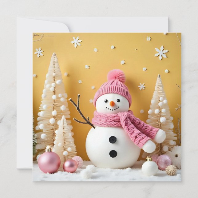 Pastel Christmas - Flat Card  (Devant)