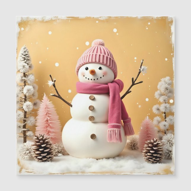 Pastel Christmas - Magnetic Card (Devant)