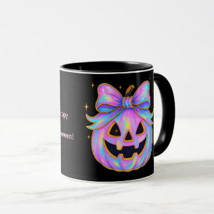 Pastel Citrouille & Ghost Halloween Mug