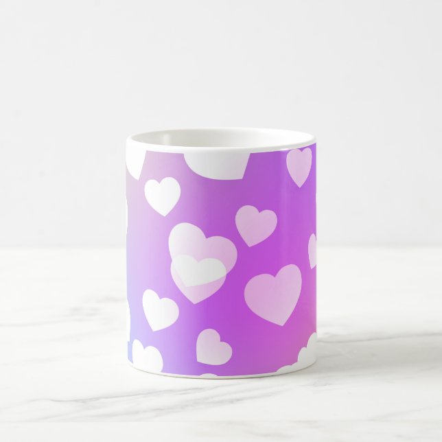 Pastel coeur café & thé mug (Centre)