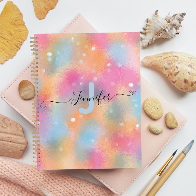 Pastel Colorful Girly tendance moderne chic fantai (Créateur téléchargé)