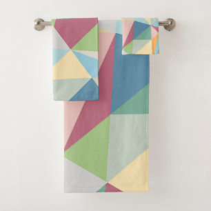 Pastel Colorful Moderne Abstrait Motif géométrique