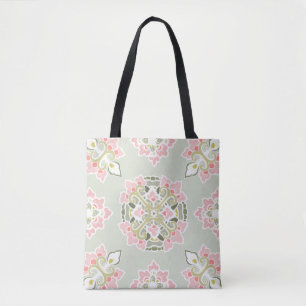 Pastel Colorful Tracery Sac fourre-tout ornement