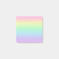 Pastel Colors Arc-en-ciel Gradient Notes post-it
