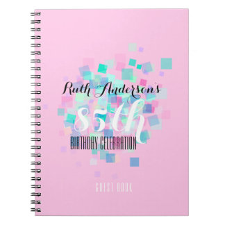 Pastel Colours Rose 85e Anniversaire du livre d'hô