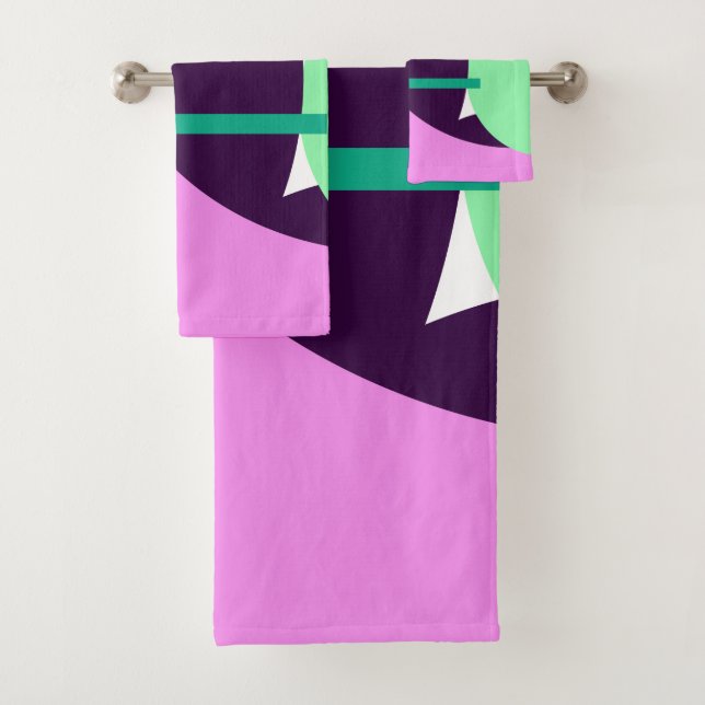 Pastel Colours Turquoise Art Abstrait Serviettes d (En situation)