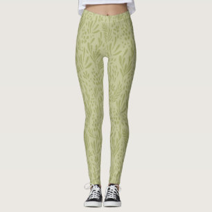 Pastel, Contemporain Foral Design Leggings