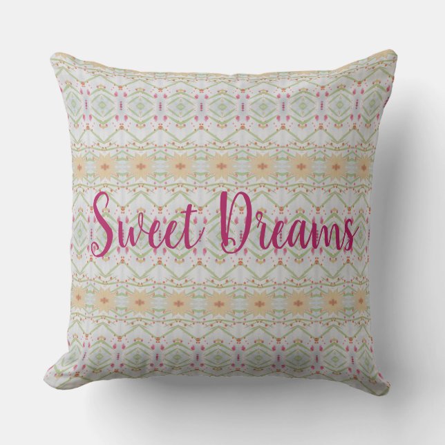 Pastel Coussin Personnaliser Sweet Dreams (Recto)