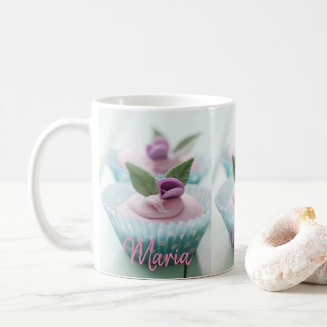 Pastel Cupcake Mug (Avec donut)