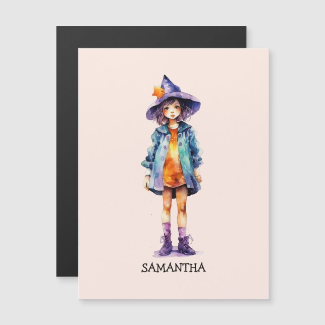 Pastel Cute Witch Girl Halloween esthétique (Devant / Derrière)
