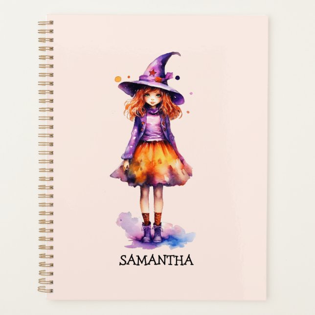 Pastel Cute Witch Girl - Halloween esthétique (2) (Devant)