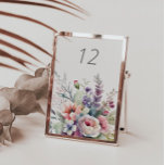 Pastel Elegant Garden Table de mariage Carte<br><div class="desc">c</div>