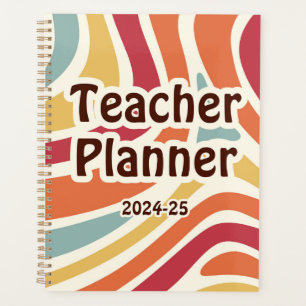 Pastel Enseignant Motif, 3 Ring School ou Home Bin