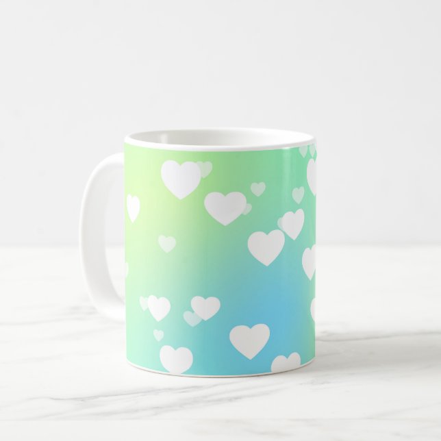 Pastel est le coeur du café et de la tasse à thé. (Devant gauche)