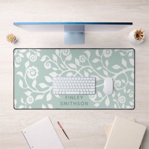 Pastel Floral Modèle Élégant Sage Green