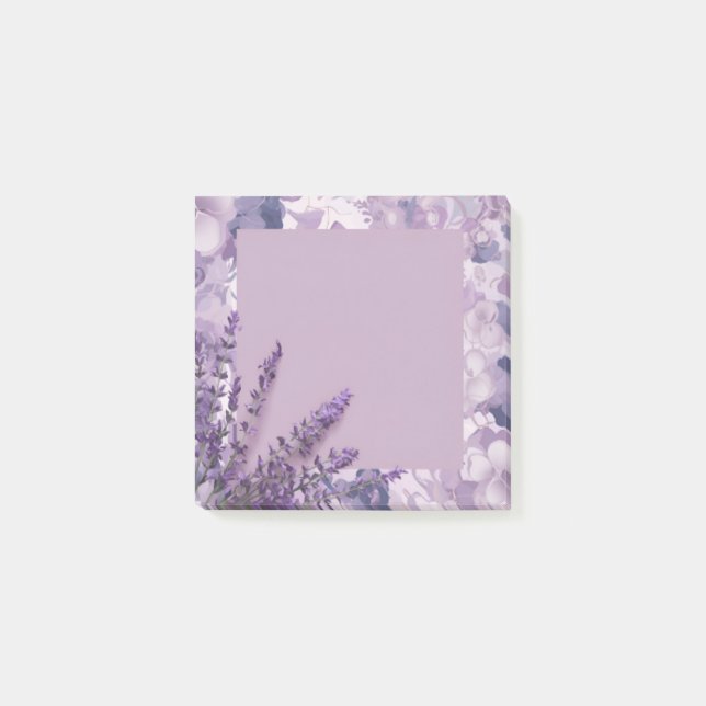 Pastel Floral Post-It Notes (Devant)
