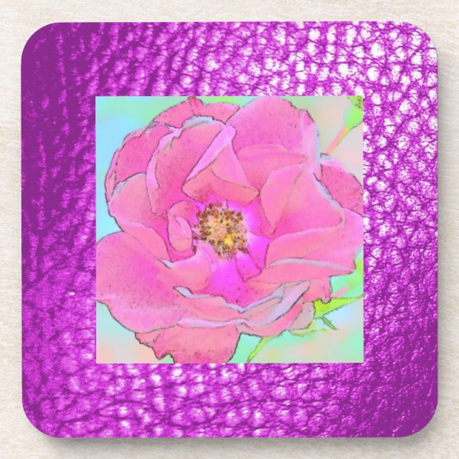 Pastel Flower - Design 2 Dessous de verre (Devant)