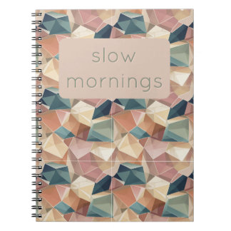 Pastel Géométrique Pop | Carnet personnalisé aux c