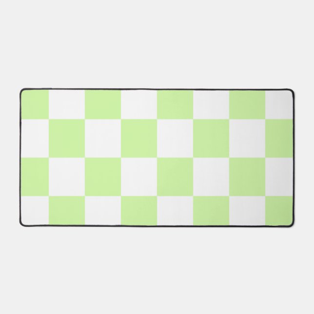 Pastel Green À damiers En vichy Motif (Recto)