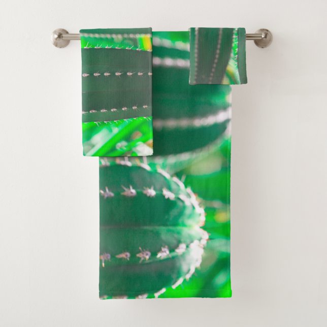 Pastel Green Cactus plante feuilles (En situation)