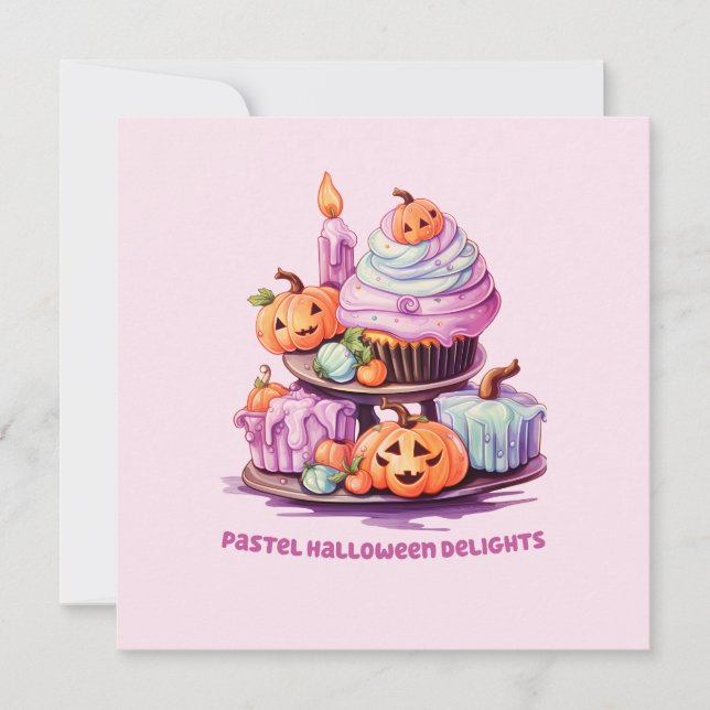 Pastel Halloween Delights - Enchantant gâteau Past (Devant)