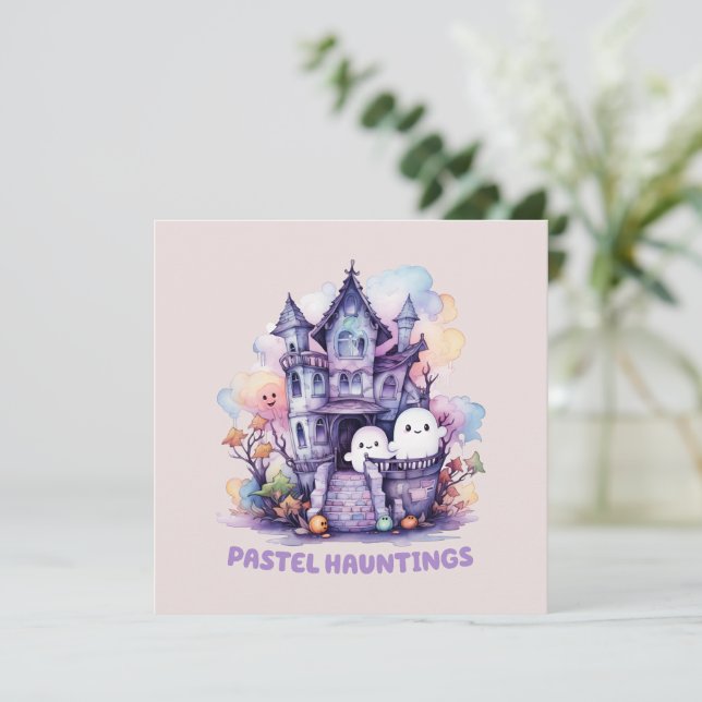 Pastel Hauntings - Cute Pastel Purple House (Debout devant)