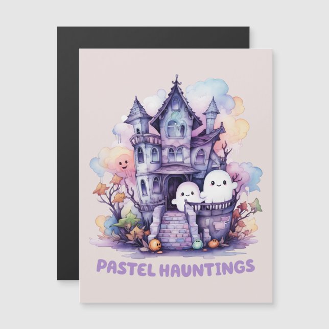 Pastel Hauntings - Cute Pastel Purple House (Devant / Derrière)
