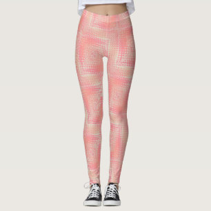 Pastel Haze Pink Peach Leggings connexes Psydefx ♥