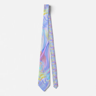 pastel hologram mens nectie cravate homme