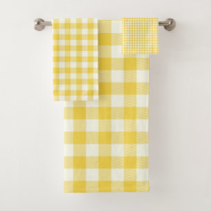 Pastel Jaune En vichy Buffalo Check Plaid Motif 