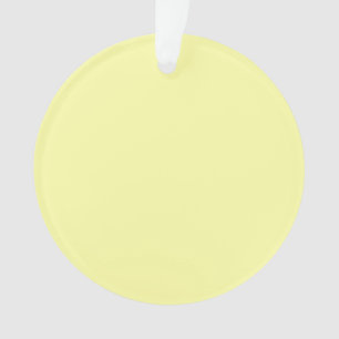 Pastel Lemon Yellow