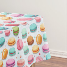 Pastel Macarons Thème Party Nappe