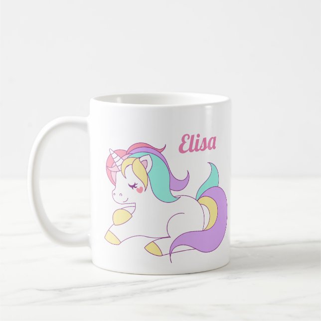 Pastel magique personnalisé mignon de tasse de (Gauche)