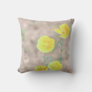 Pastel Meadow Fleurs sauvages Nature Coussin Cushi