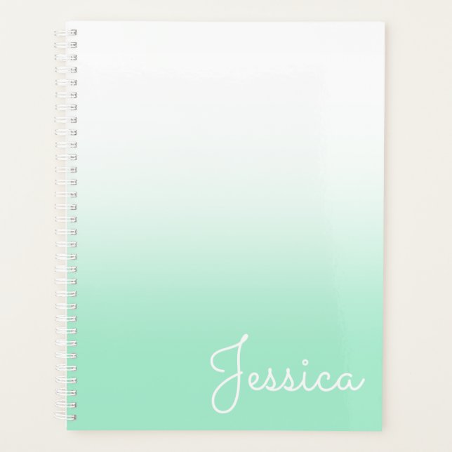Pastel Mint et ombre blanc (Devant)