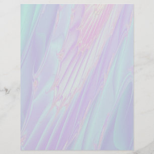 Pastel Motif Fractal - Style Coquille de Mer.