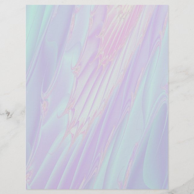 Pastel Motif Fractal - Style Coquille de Mer. (Devant)