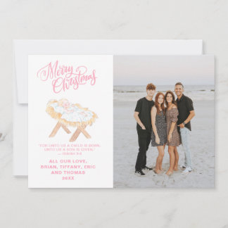 Pastel Nativity | Baby Jesus in a Manger