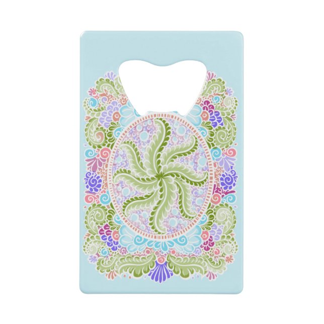 Pastel Nature Mandala Art (Devant)