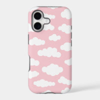 Pastel Nuages Asthétique Blanc Et Rose Art