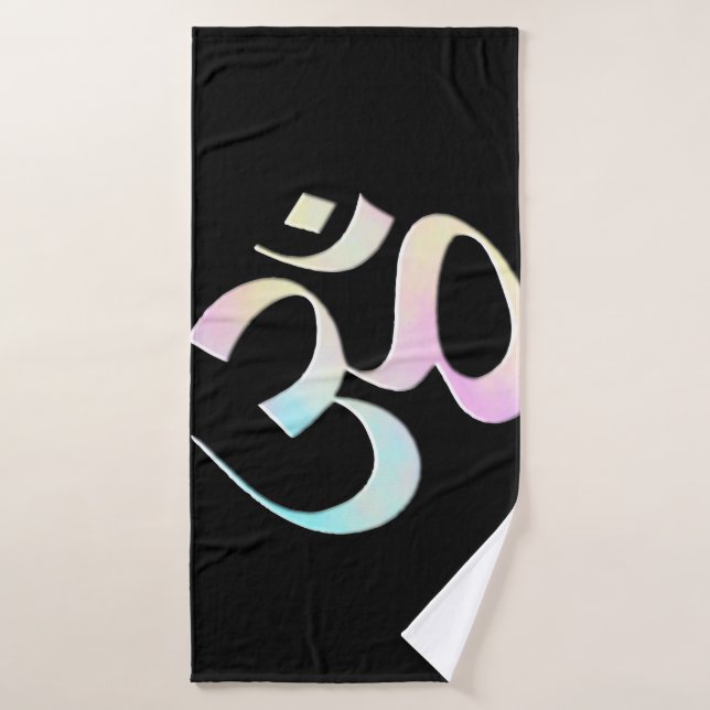 Pastel Om  (Serviette de bain)