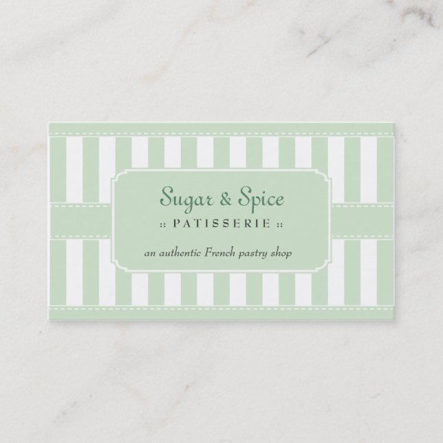 Pastel Patisserie Carte de visite (Devant)