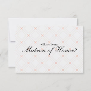 Pastel Peach Cream Serez-vous mon maître d'honneur