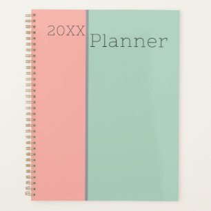 Pastel personnalisé Soft Peach & Jungle Mist Green