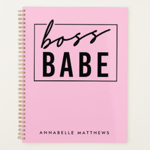 Pastel Pink Girl Boss Babe Propriétaire d'entrepri
