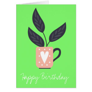 Pastel plante moderne simple
