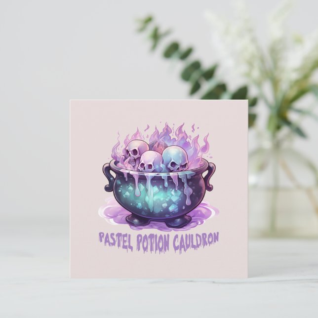 Pastel Potion Cauldron (Debout devant)
