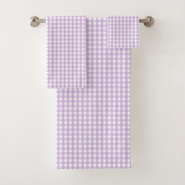 Pastel Purple En vichy Motif (En situation)