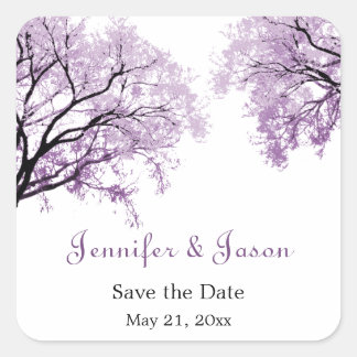 Pastel Purple Trees - Enregistrer les stickers Dat